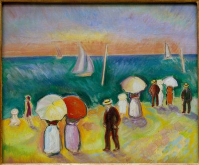 The Beach of Sainte-Adresse by Raoul Dufy
