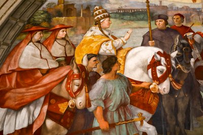 Meeting between St. Leo the Great and Attila (fresco) by Raphael