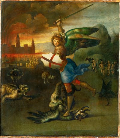 Saint Michael by Raphael (1483-1520)