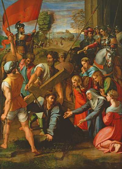 The Fall on the Road to Calvary by Raphael
