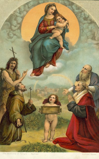 Madonna of Foligno by Raphael (1483 1520) (after)