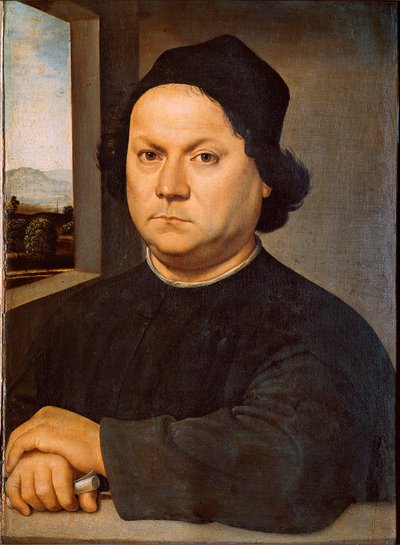 Portrait of the painter Pietro Perugino by Raphael