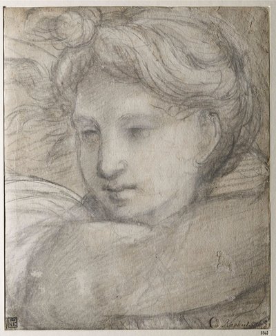Head of an Angel by Raphael by Raphael