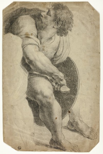 Guard Drawing His Sword by Raphael