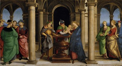 Presentation at the Temple (detail) by Raphael