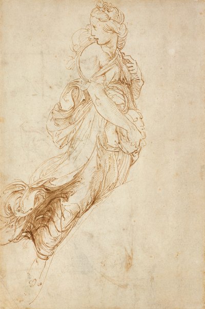 Study for the Figure of Melpomene by Raphael