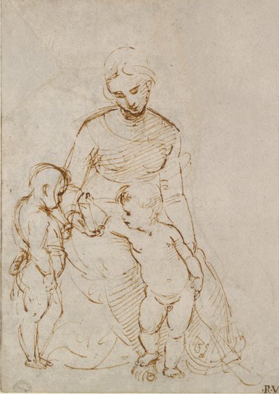 The Virgin and Child with St John by Raphael