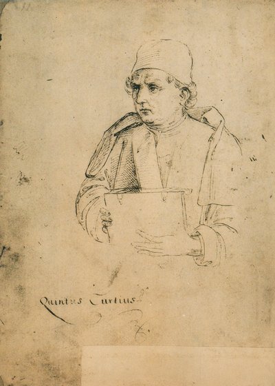 Quinto Curzio Rufo, Drawing by Raphael by Raffaello Sanzio Raphael