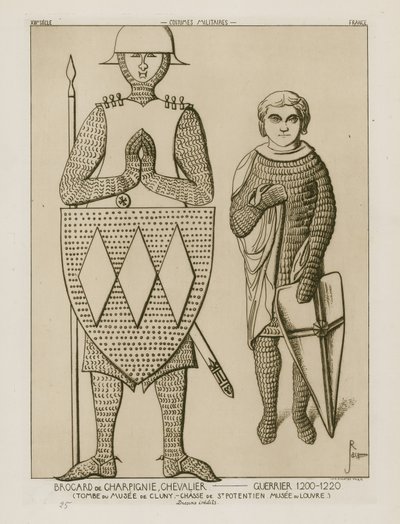 Brocard of Charpignie, knight - soldier, 1200-1220 by Raphael Jacquemin
