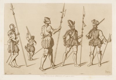 French and Spanish Troops from the Second Half of the 16th Century by Raphael Jacquemin