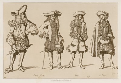 French gentlemen of the seventeenth century by Raphael Jacquemin