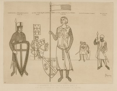 French Soldiers of the 13th Century by Raphael Jacquemin