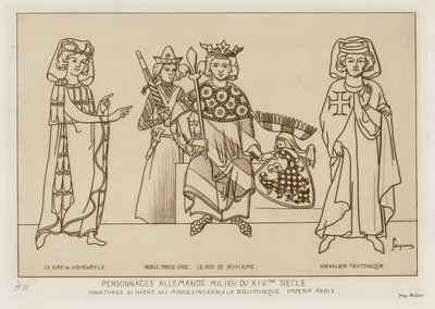 German People in the Mid 14th Century by Raphael Jacquemin