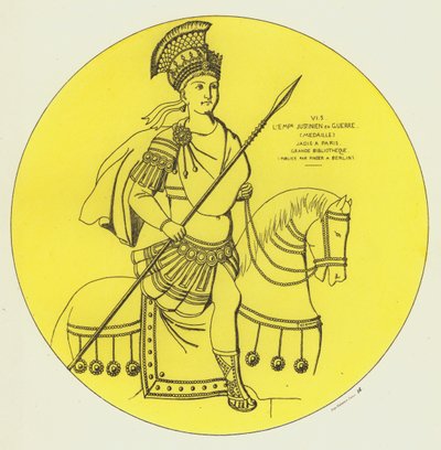 Emperor Justinian at War by Raphael Jacquemin