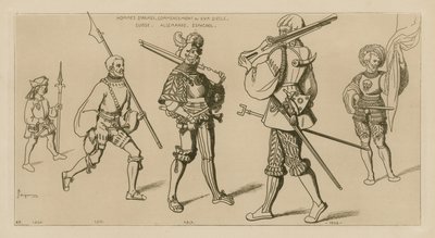 Men at Arms, Start of the 16th Century by Raphael Jacquemin