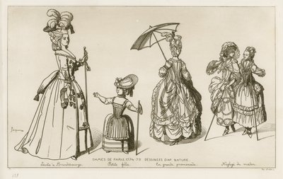 Women of Paris, 1774-79 by Raphael Jacquemin