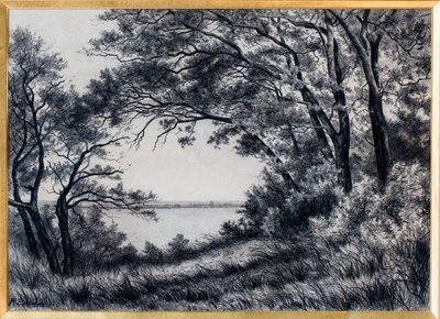 Landscape, Gironde Estuary by Raymond Bonnefon