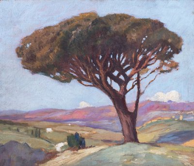 Landscape with Umbrella Pine by Raymond Bonnefon