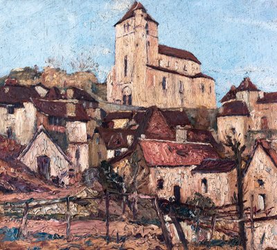 Saint-Cirq-Lapopie (Lot) by Raymond Bonnefon
