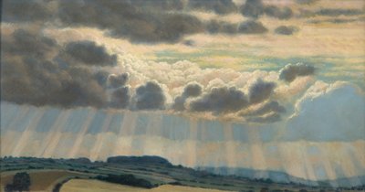Landscape with clouds by Raymond Booth