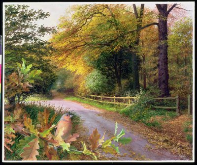 October Evening on Crag Lane by Raymond Booth