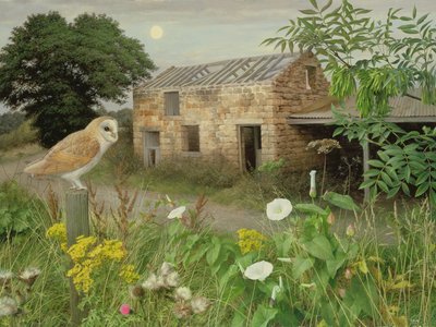 The Old Farm Buildings at Eccup, 2000 by Raymond Booth