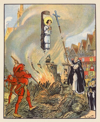 The Torture of Joan of Arc in Rouen by Raymond de la Neziere