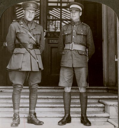 Captain MacDougall, DSO, and Cadet Mullin, two Canadian VCs, World War I by Realistic Travels Publishers