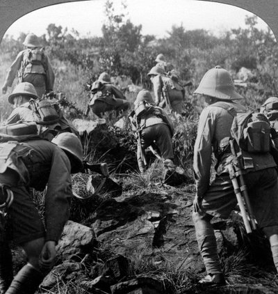 Scouts making their way through the forests of East Africa, World War I, 1914-1918 by Realistic Travels Publishers