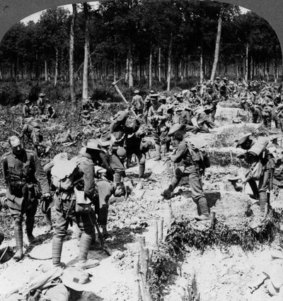 Soldiers Digging Trenches, World War I, 1914-1918 by Realistic Travels Publishers