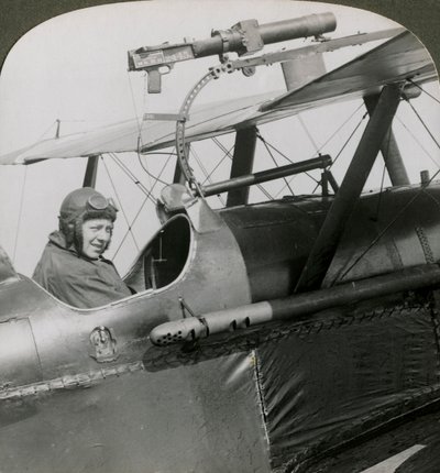 Sopwith Scout with photographic gun mounted on the upper wing, World War I, 1914-1918 by Realistic Travels Publishers