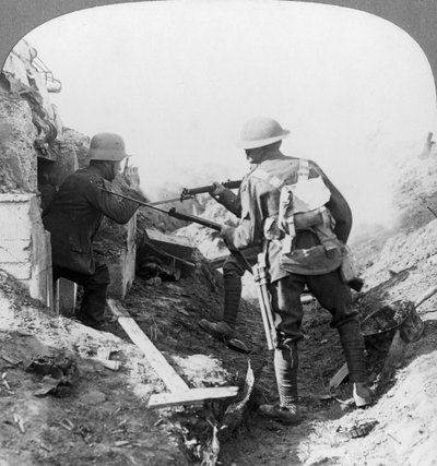 The Capture of a German Machine-Gunner, Croisilles, France, World War I by Realistic Travels Publishers