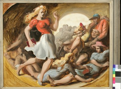 Barrel of Fun by Reginald Marsh