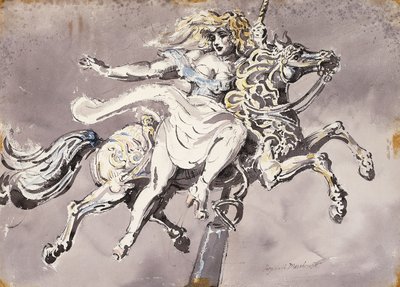 Carousel by Reginald Marsh