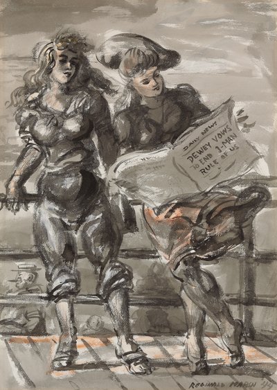 Daily News by Reginald Marsh