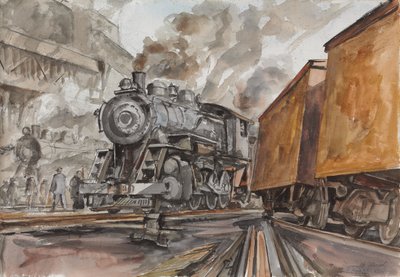 Erie R.R. by Reginald Marsh