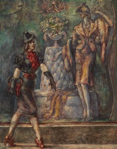Fifth Avenue by Reginald Marsh
