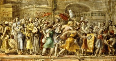 Fourteenth Street by Reginald Marsh