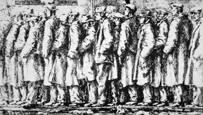 The Breadline by Reginald Marsh