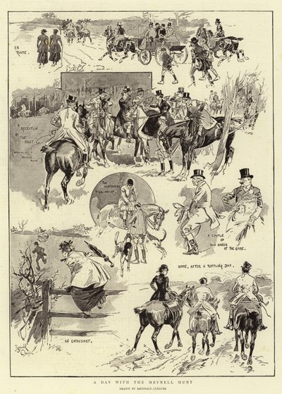 A Day with the Meynell Hunt by Reginald Thomas Cleaver