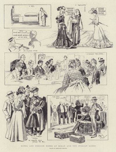 Hotel and Pension Notes at Milan and the Italian Lakes by Reginald Thomas Cleaver