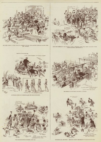 The Home Rule Session, Some "Daily Graphic" Sketches in Parliament by Reginald Thomas Cleaver