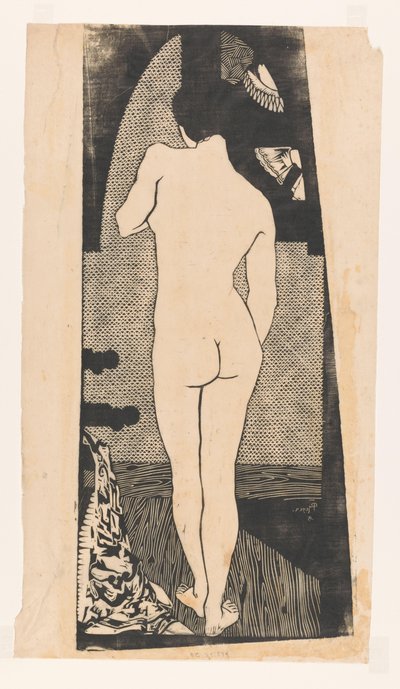 Standing Woman, Seen from the Back by Reijer Stolk