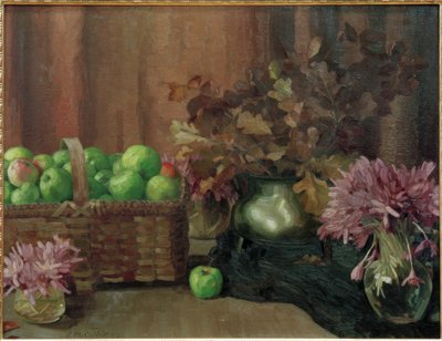 Still Life with Apples by Reinhold Max Eichler