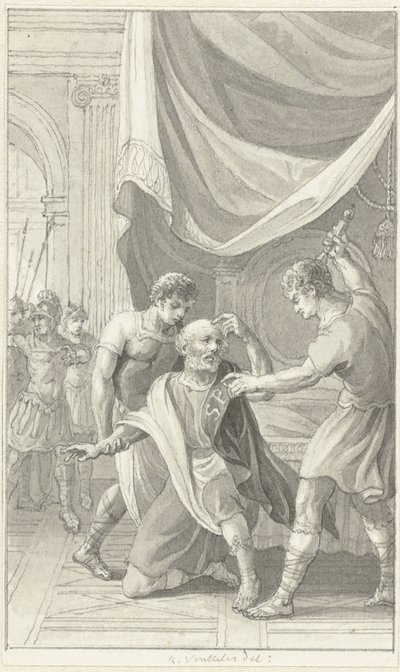 The Eighty-Year-Old Gordianus Forced to the Emperorship by Reinier Vinkeles (I)