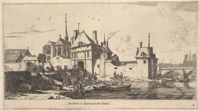 The Entrance Gate of St. Bernard in Paris by Reinier Zeeman
