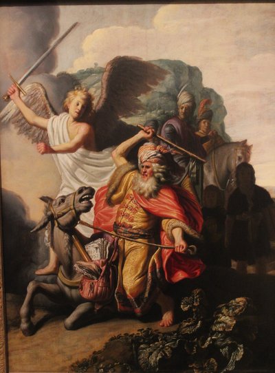 Balaam and the Ass by Rembrandt