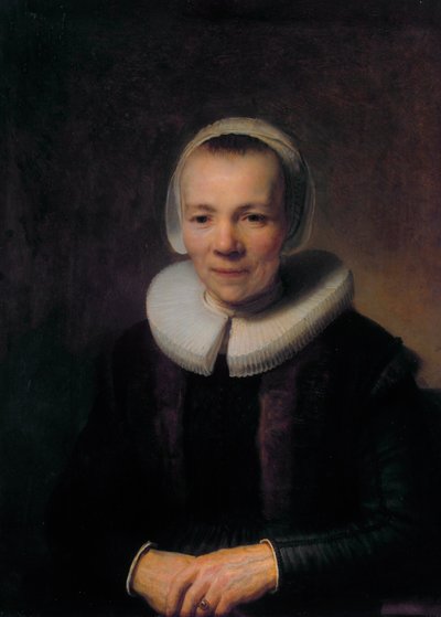 Portrait of Baertje Martens by Rembrandt