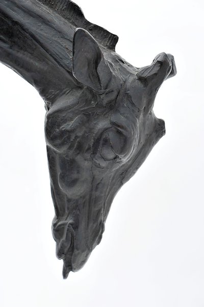 Large Giraffe with Lowered Head, modeled 1909-10, cast before 1913 by Rembrandt Bugatti