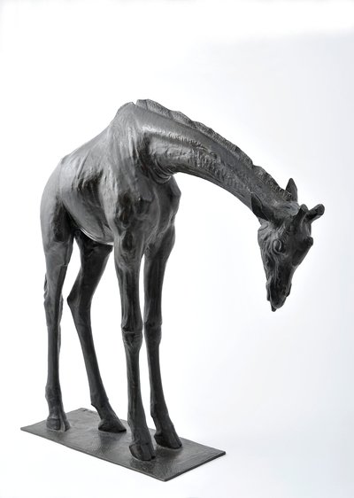 Large Giraffe with Lowered Head, modeled 1909-10, cast before 1913 by Rembrandt Bugatti